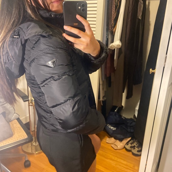 Prada Jackets & Blazers - Prada Black Puffer Jacket